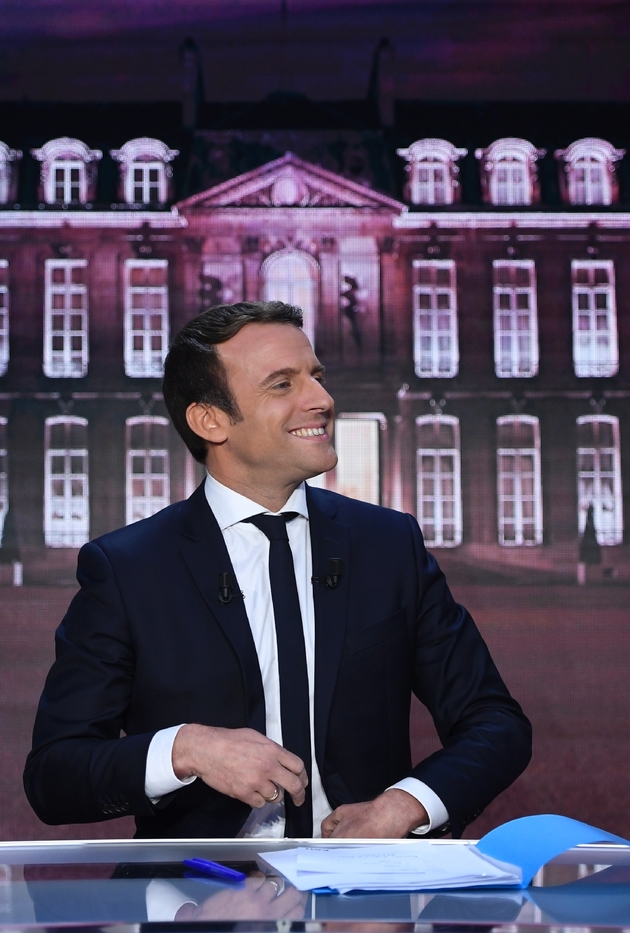 Emmanuel Macron le 27 avril 2017 sur TF1
