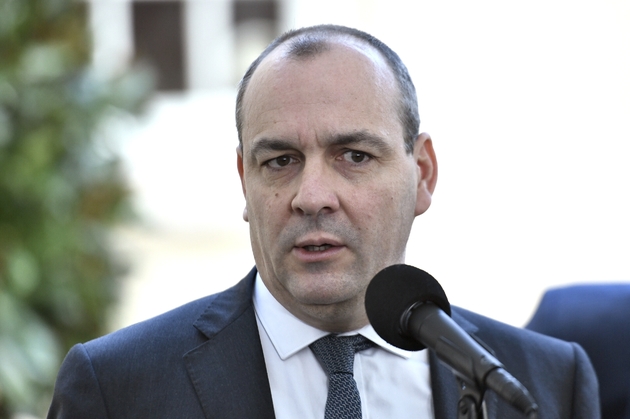 Le secrétaire général de la CFDT Laurent Berger, à Paris le 13 février 2020