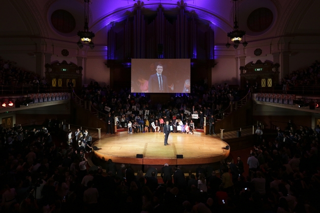 Meeting d'Emmanuel Macron à Londres, le 21 février 2017