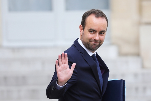 Le ministre chargé des Collectivités territoriales, Sebastien Lecornu, à l'Elysée le 28 août 2019