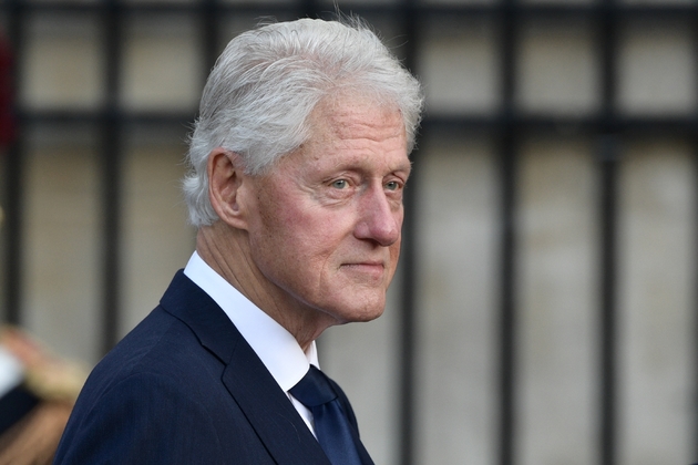 L'ancien président des Etats-Unis Bill Clinton, le 30 septembre 2019 à Paris, à la messe d'hommage à Jacques Chirac