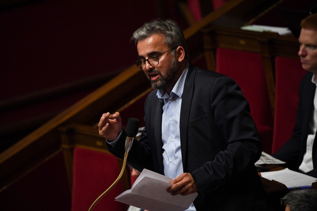 Le député de la France Insoumise (LFI) Alexis Corbière à l'Assemblée nationale, en octobre 2019