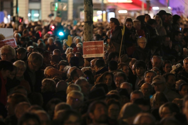 Rassemblement contre l'antisémitisme, le 19 février 2019 à Paris