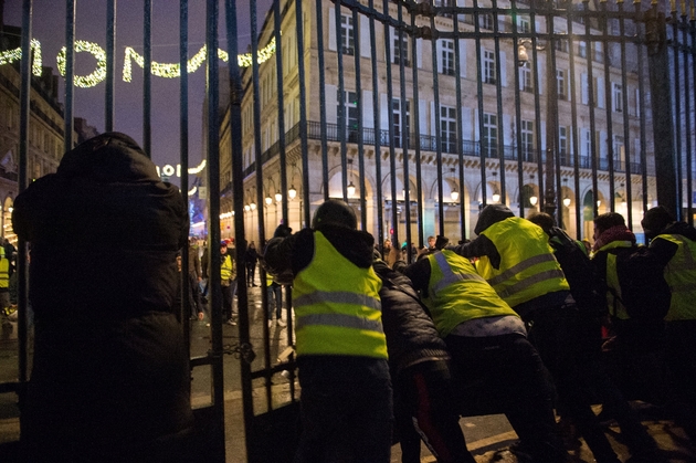 Des manifestants dont des 