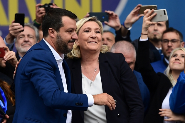 Marine Le Pen et Matteo Salvini, le 18 mai 2019 à Milan