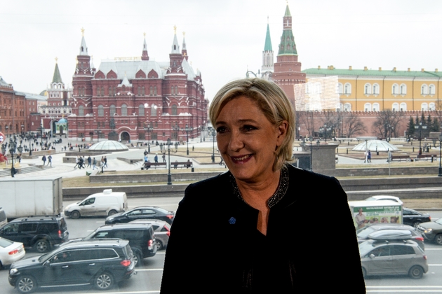 Marine Le Pen à Moscou, le 24 mars 2017