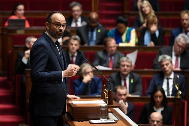 Le Premier ministre Edouard Philippe à l'Assemblée nationale, le 5 décembre 2018 à Paris