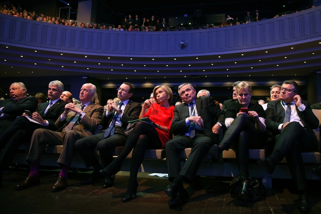 La présidente de la région Ile-de-France Valérie Pécresse lors du Conseil national des Républicains à Paris, le 27 janvier 2018