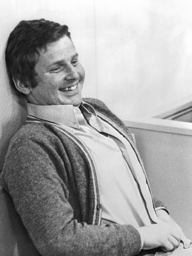 Daniel Cohn-Bendit lors de son procès à Francfort le 27 septembre 1968
