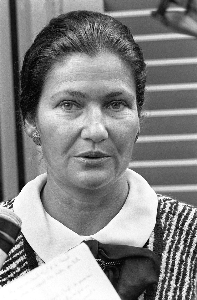 Simone Veil à Grasse, dans les Alpes-Maritimes, le 2 octobre 1976
