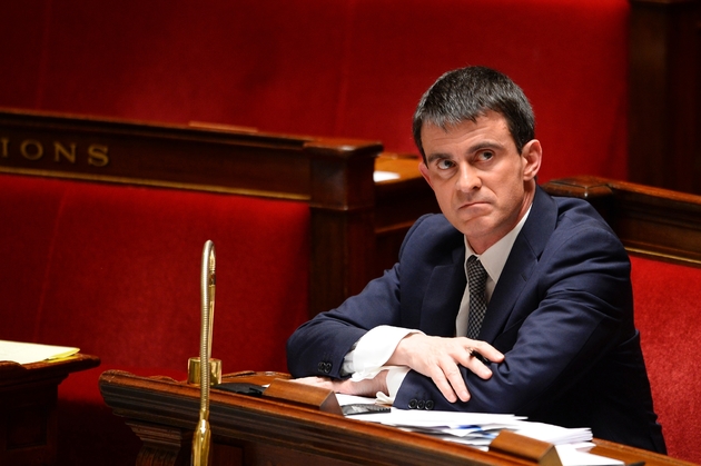 Manuel Valls le 8 avril 2014 à l'Assemblée nationale à Paris