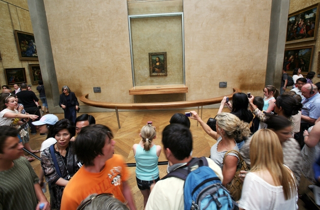 La Joconde de Léonard de Vinci au musée du Louvre à Paris le 17 juin 2009