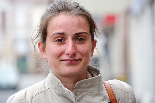 Marine Tondelier, à Hénin-Beaumont le 21 mai 2012