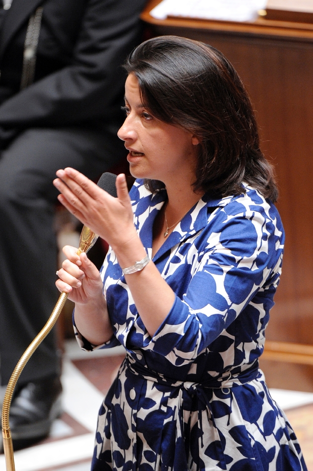 Cécile Duflot au Palais Bourbon le 17 juillet 2012
