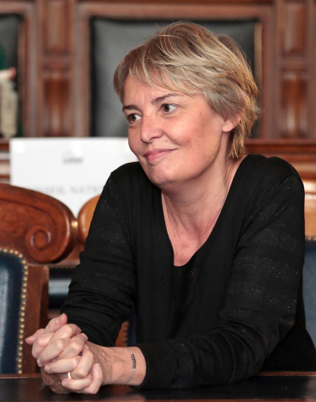 La secrétaire nationale de l'USM, Pascale Loue-Williaume, le 15 novembre 2015 à Paris