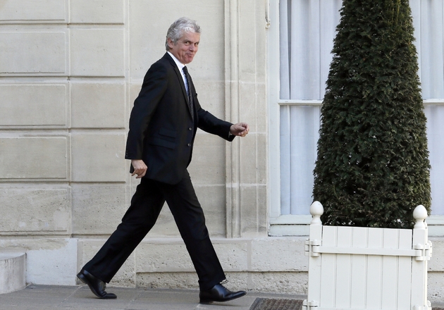 L'ancien journaliste de France 2, Claude Sérillon, conseiller de François Hollande, le 15 avril 2014 à l'Elysée, à Paris