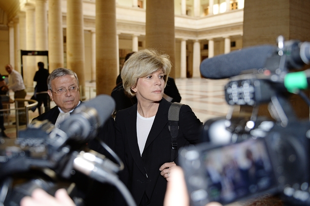 Sylvie Andrieux, le 2 juin 2014 devant le tribunal d'Aix-en-Provence