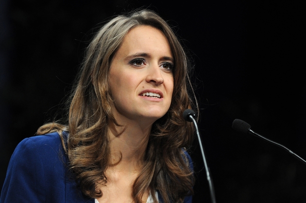 Madeleine Bazin de Jessey, une des dirigeantes de Sens Commun le 15 novembre 2014 à Paris