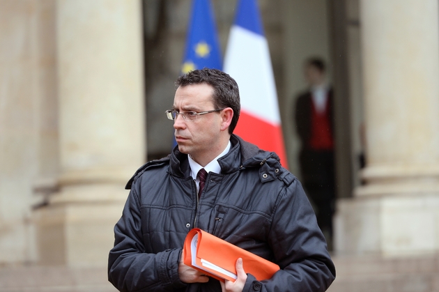 Le maire de Grigny, Philippe Rio, le 29 janvier 2015 à l'Elysée, à Paris