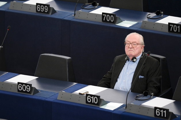 Jean-Marie Le Pen au Parlement européen le 19 mai 2015 à Strasbourg