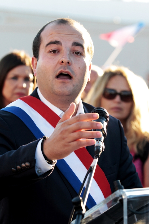 Le maire Front national de Fréjus, David Rachline, le 24 septembre 2015