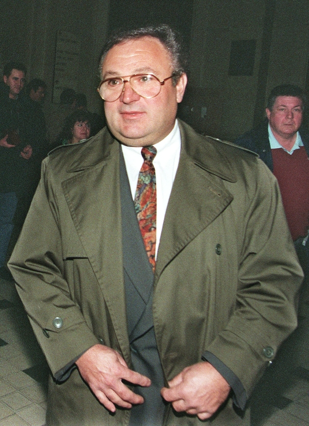 Le conseiller général du Var, Joseph Sercia (UDF), le 18 novembre 1996 à Toulon