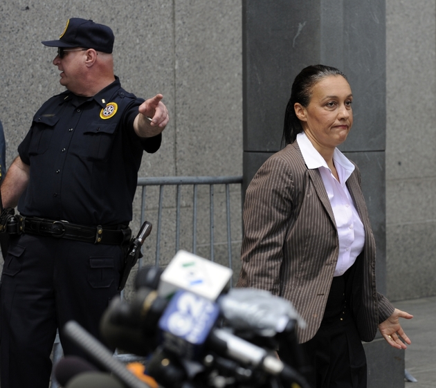 La journaliste Laurence Haïm à New York le 29 juin 2009.