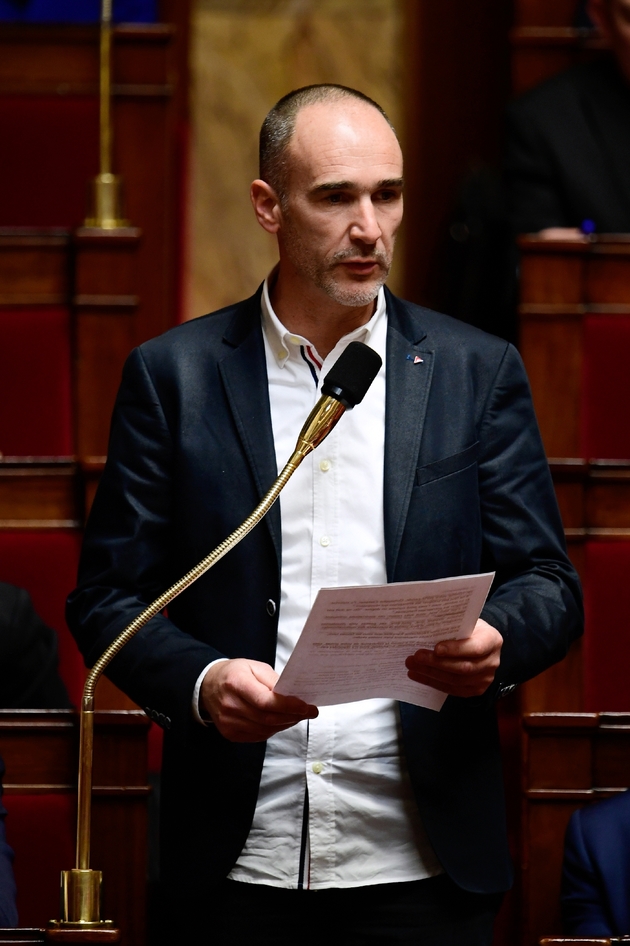 Le député LFI Loïc Prud'homme, à l'Assemblée nationale, le 15 novembre 2017