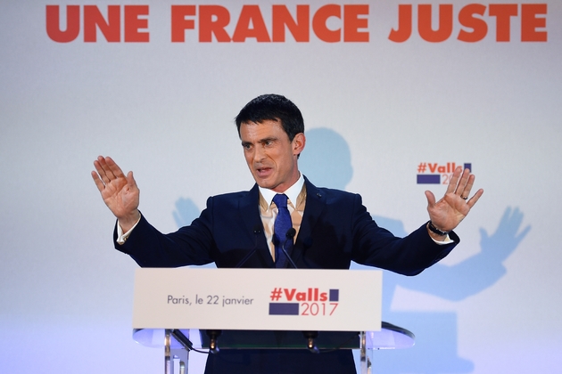 Manuel Valls, le 22 janvier 2017 à Paris