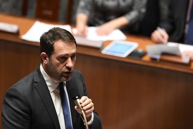 Christophe Castaner, délégué général de LREM et ministre des Relations avec le Parlement, à l'Assemblée nationale, le 31 janvier 2018