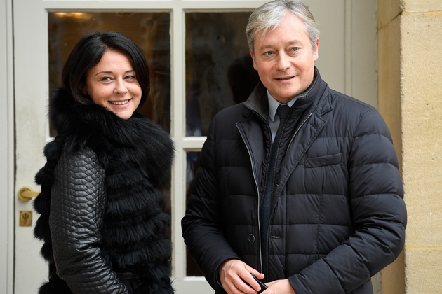 Sylvia Pinel et Laurent Henart à Matignon le 29 novembre 2017 à Paris