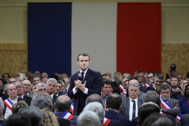 Emmanuel Macron à Souillac, vendredi 18 janvier 2019