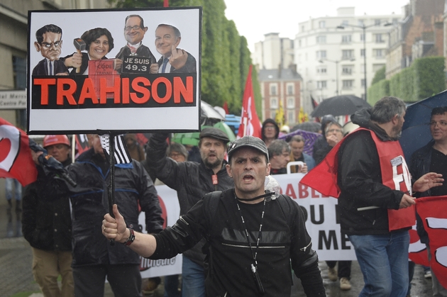 Manifestation contre la loi travail le 12 mai 2016 à Rennes