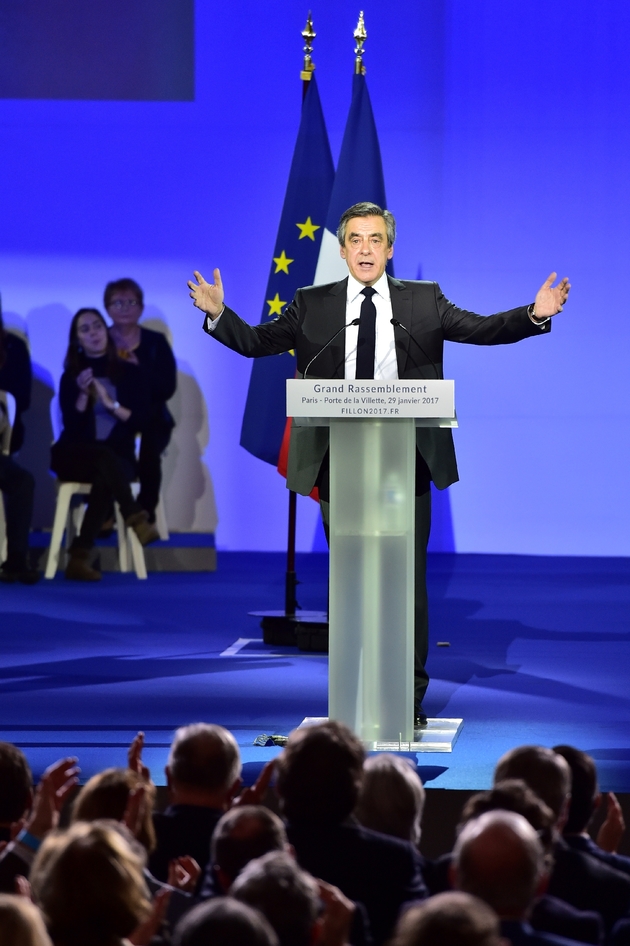 Meeting de François Fillon, le 29 janvier 2017 à Paris