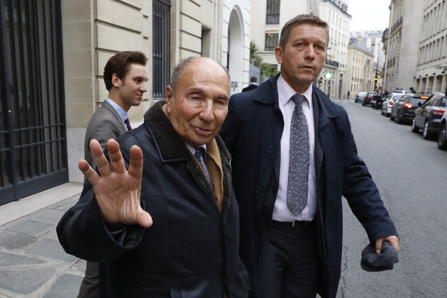 Serge Dassault le 22 novembre 2016 à Paris 