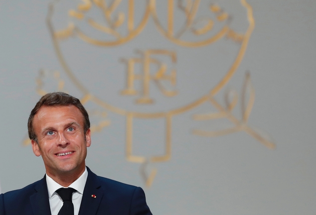 Le président français Emmanuel Macron le 19 juin 2019 à l'Elysée