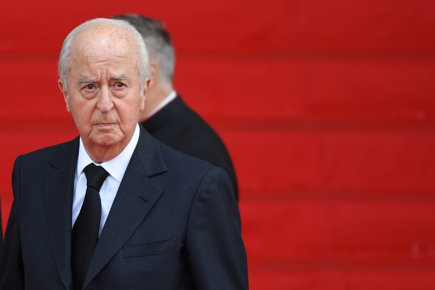 L'ancien Premier ministre de Jacques Chirac et rival malheureux à l'élection présidentielle de 1995, Edouard Balladur arrive à l'église Saint-Sulpice pour l'hommage solennel à l'ancien président de la République, le 30 septembre 2019