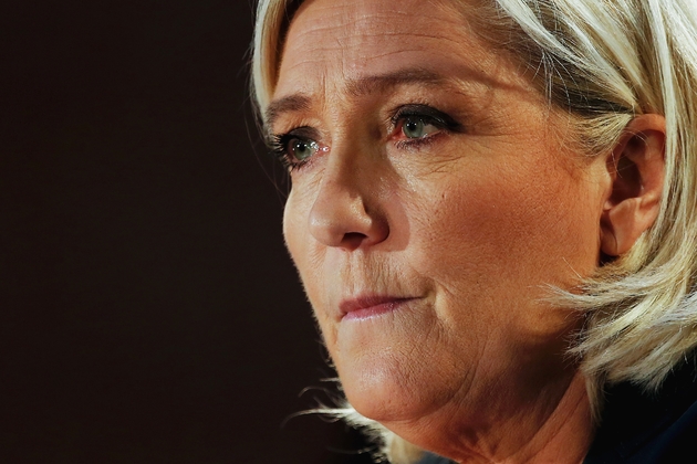 Marine Le Pen en meeting à Saint-Ebremond-de-Bonfosse le 9 février 2019
