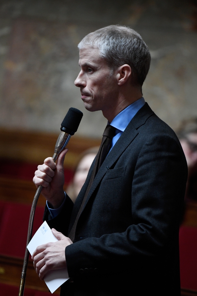 Le président d'Agir, le député Franck Riester, le 17 janvier 2018 à Paris