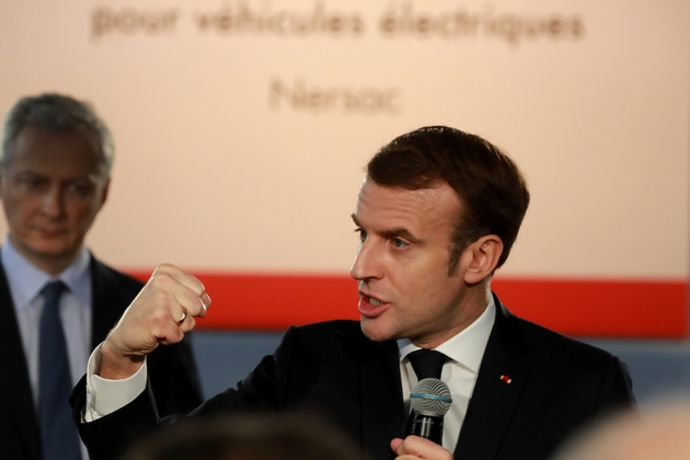 Discours d'Emmanuel Macron à l'usine Saft à Nersac, en Charente, le 30 janvier 2020