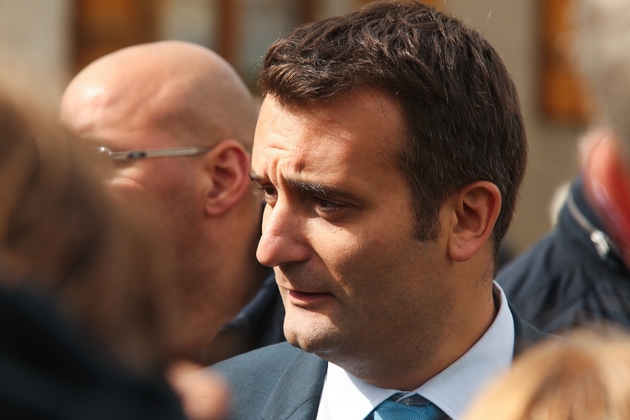 Le vice-président du FN Florian Philippot à Brachay, dans le nord-est de la France, le 9 septembre 2017