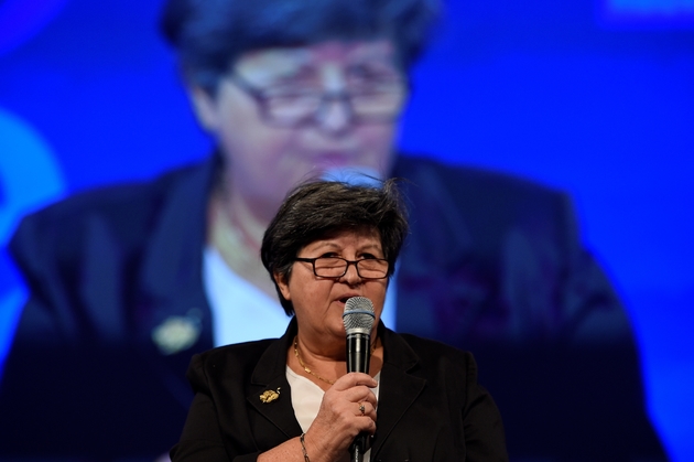 Catherine Barbaroux, présidente par intérim de la République En Marche, à Paris, le 9 novembre 2015