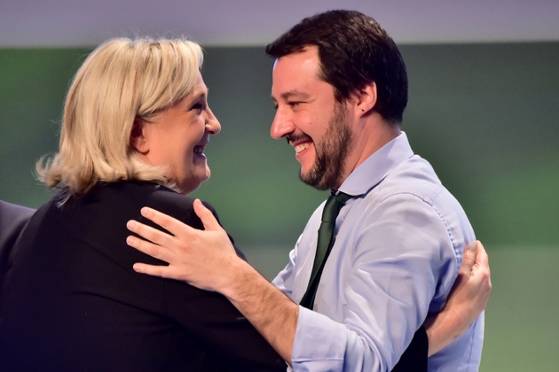 Marine Le Pen et Matteo Salvini en janvier 2016 à Milan