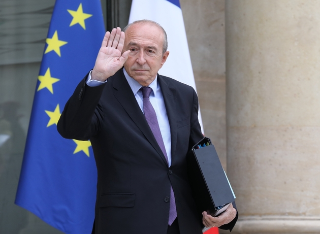 Gérard Collomb, le 11 octobre 2017 à l'Elysée