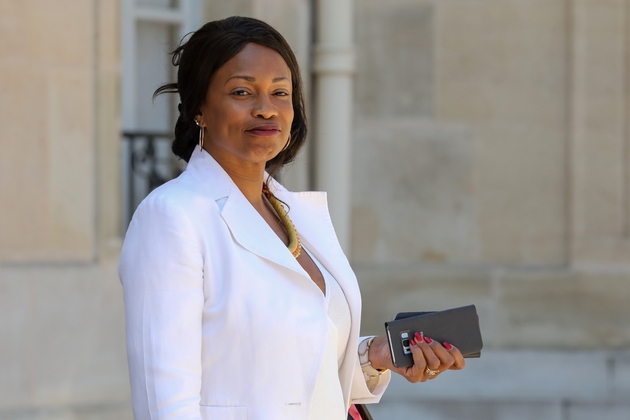 Laura Flessel à sa sortie de l'Elysée le 27 juin 2018