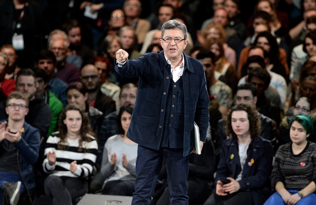 Jean-Luc Mélenchon en meeting le 26 mars 2017 à Rennes