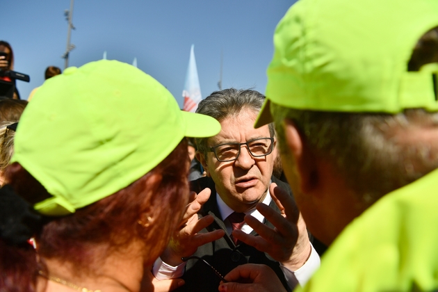 Jean-Luc Mélenchon le 1er mai 2019 à Marseille