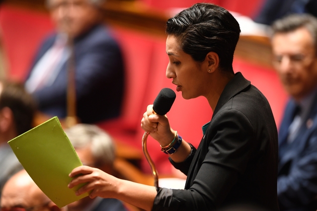 La députée Modem Sarah El Haïry à l'Assemblée nationale, le 16 mai 2018