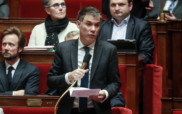 Olivier Faure à l'Assemblée nationale, le 25 février 2020