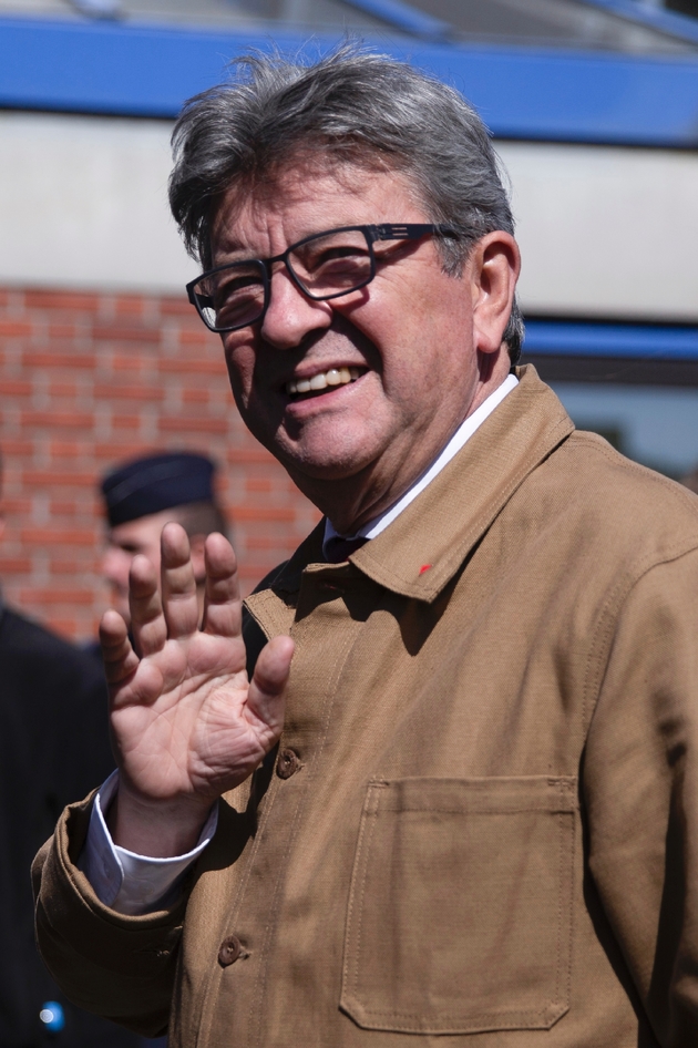 Jean-Luc Mélenchon devant le tribunal de Bobigny, le 19 septembre 2019